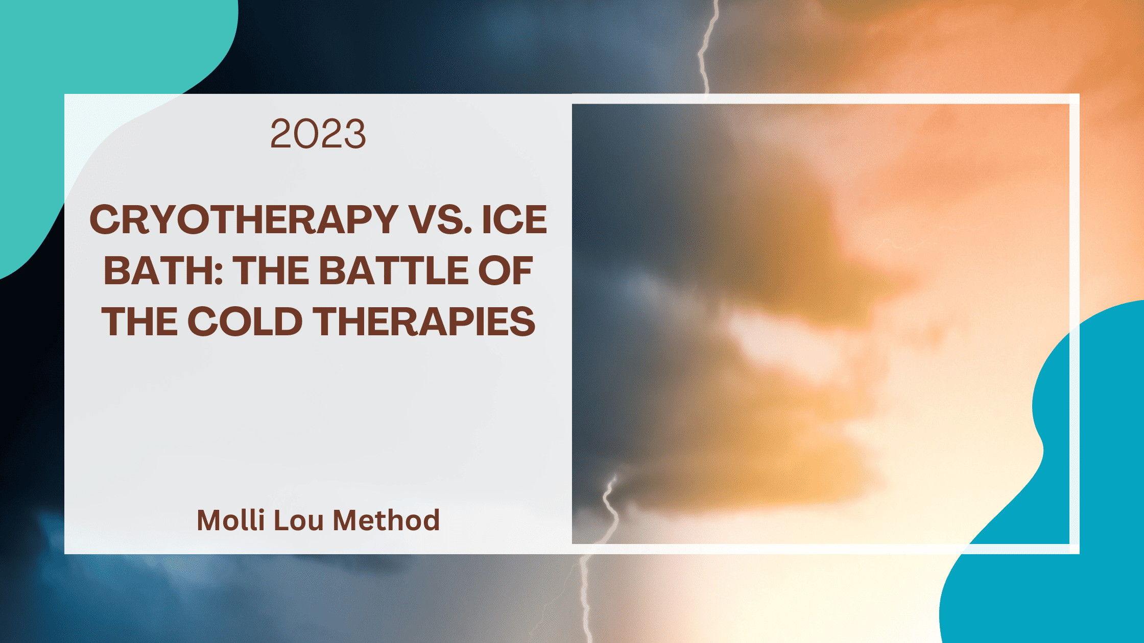 Cryotherapy vs Ice Bath The Battle of the Cold Therapies Strategy